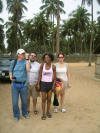 le groupe à Ouidah
