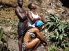 nos guides Koffi et Nym avec Mawusim, prts  plonger